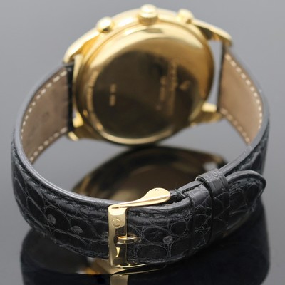 27041202c - GIRARD PERREGAUX 18k yellow gold chronograph reference 4910, self winding, Switzerland ...