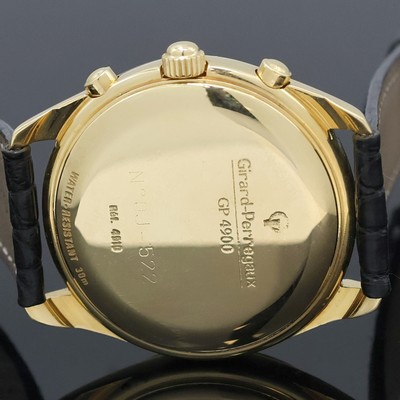 27041202e - GIRARD PERREGAUX 18k yellow gold chronograph reference 4910, self winding, Switzerland ...