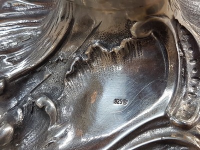 27041242f - Prunk-Girandole im Rokokostil, Ludwig Neresheimer, Hanau, um 1900, Sterlingsilber, ca. ...