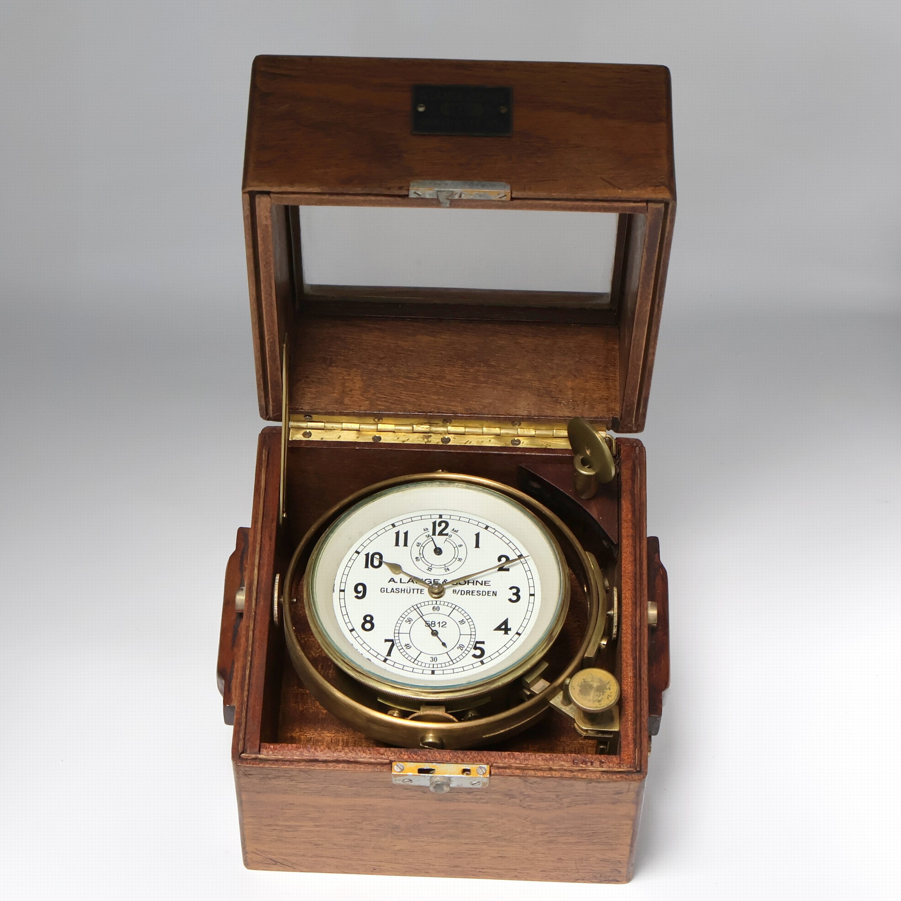 Image 27041615 - A. LANGE & SÖHNE Einheitschronometer Nr. 5812 mit deutschem Hoheitszeichen und ...