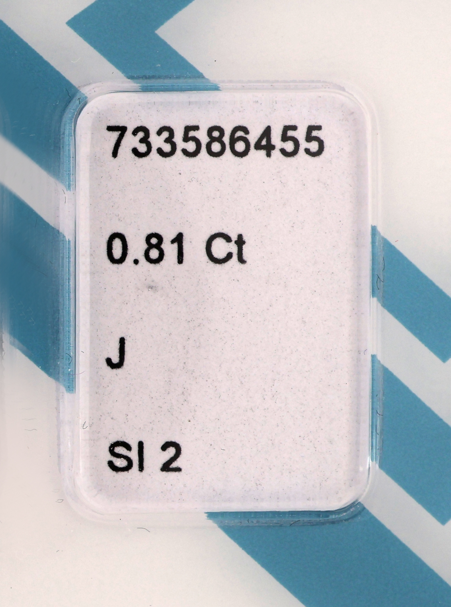 Detail a: Loser Diamant, 0.81 ct l.get.Weiß(J)/si2, Kissenschliff, verschweißt, IGI-Expertise