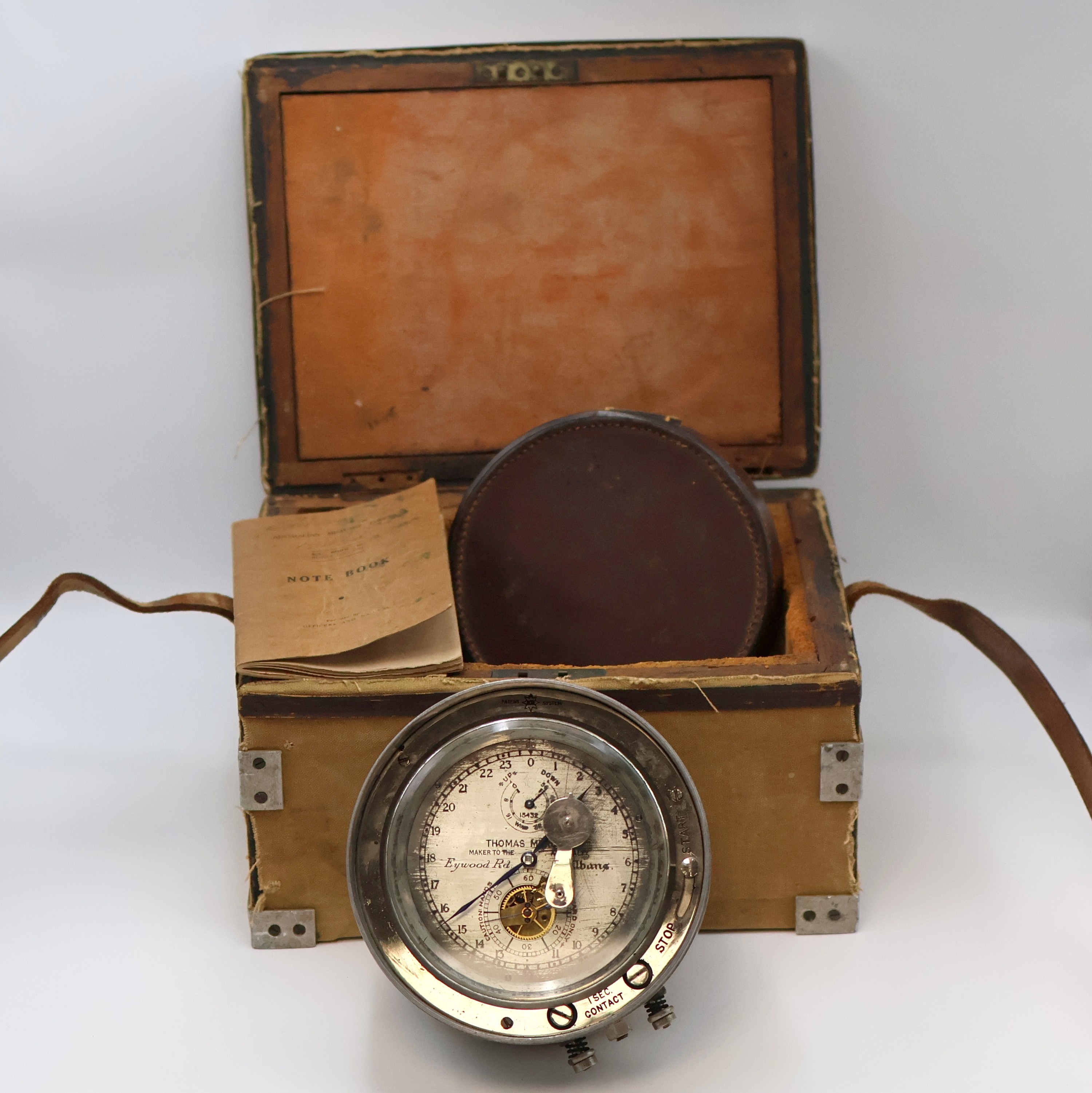 Image 27041674 - THOMAS MERCER Vermessungschronometer der Australien Military Forces in original Box, ...
