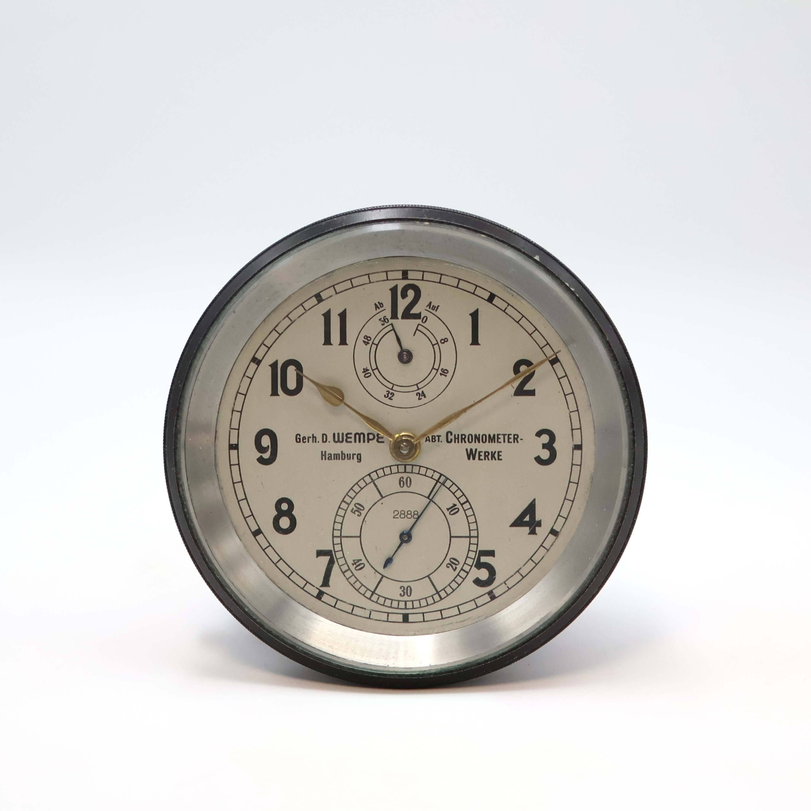 Image 27041687 - WEMPE Chronometerwerke Marinechronometer mit Ankerhemmung ohne Holzkasten, Deutschland ...