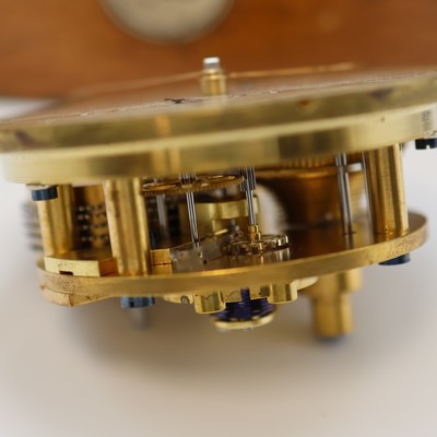 27041618g - F. DENCKER, Hamburg / ULYSSE NARDIN Marinechronometer, Schweiz um 1905, 3-tlg. ...