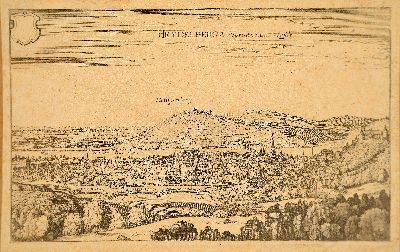 Image Matthäus Merian d.Ä., 1593 Basel-1650 Langenschwalbach, Radierung, ´Heydelberga ...