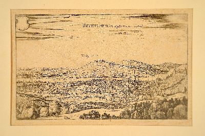 27041620k - Matthäus Merian d.Ä., 1593 Basel-1650 Langenschwalbach, Radierung, ´Heydelberga ...