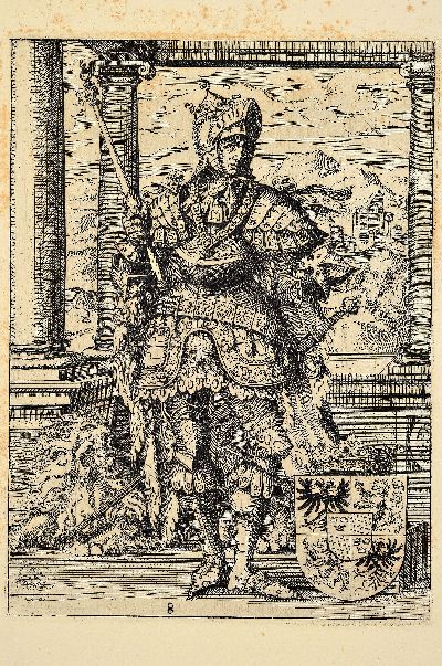 27041628a - Nach Jost Amman (1539-1591), 18 Kupferstiche aus ´Icones Ducum Bavariae´ (1583), Abzüge ...