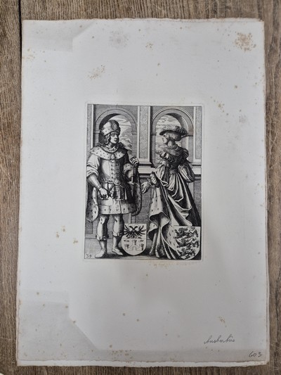 27041628i - Nach Jost Amman (1539-1591), 18 Kupferstiche aus ´Icones Ducum Bavariae´ (1583), Abzüge ...
