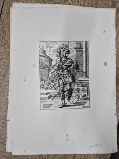 27041628u - Nach Jost Amman (1539-1591), 18 Kupferstiche aus ´Icones Ducum Bavariae´ (1583), Abzüge ...