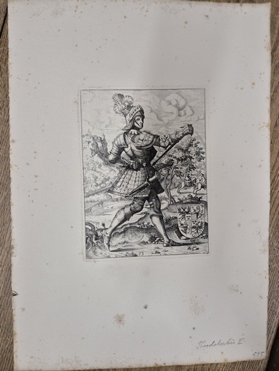 27041628v - Nach Jost Amman (1539-1591), 18 Kupferstiche aus ´Icones Ducum Bavariae´ (1583), Abzüge ...