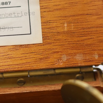 27041643h - GUB ship´s chronometer no. 8308 with chronometer-diary of the MS ´Ledingerland´, GDR ...