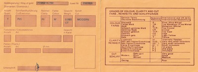 27041648a - 18 kt Gold und Platin Schmuckset, GG 750/000 und Pt., best. aus: 1 Ring, RW 54, ...