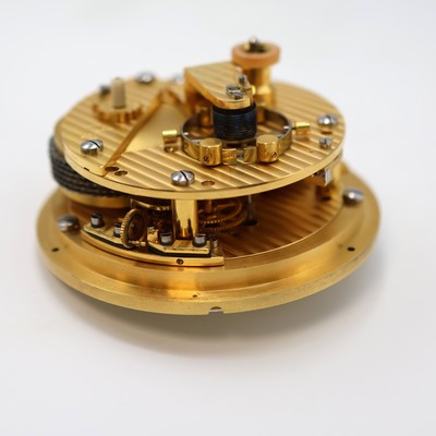 27041652e - 1. Moskauer Uhrenfabrik Nummer 207 frühes Marinechronometer, UDSSR um 1952, 3-tlg. ...