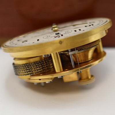 27041665g - 1. Moskauer Uhrenfabrik Marinechronometer, UDSSR um 1958, 3-tlg. Holzbox, seitl. ...
