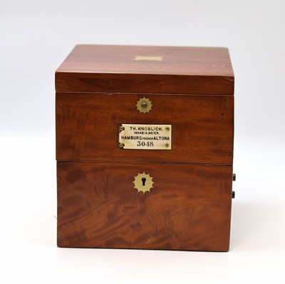 27041669b - Th. KNOBLICH Inhab. A.Meier, Hamburg früher Altona Marinechronometer Nr. 3048, England/ ...