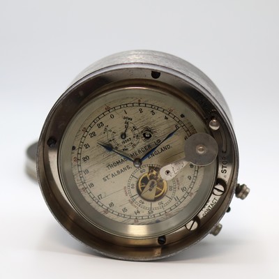 27041680c - THOMAS MERCER Vermessungschronometer in Aluminium Gehäuse, England um 1945, 2-tlg. ...