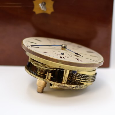 27041686g - E. DENT & Co / Rudolf Bayer, Bonn ship´s chronometer with transport-box, England/ ...