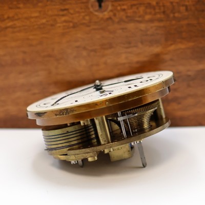 27041689f - WEMPE Marinechronometer im Bakelit-Gehäuse, Deutschland um 1946, 2-tlg. Holzkasten ...