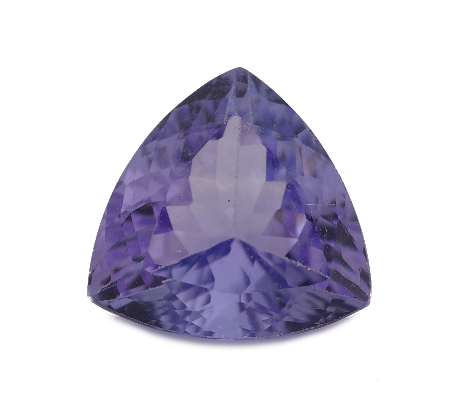 Loser Tansanit, ca. 1.42 ct, facett. Triangel