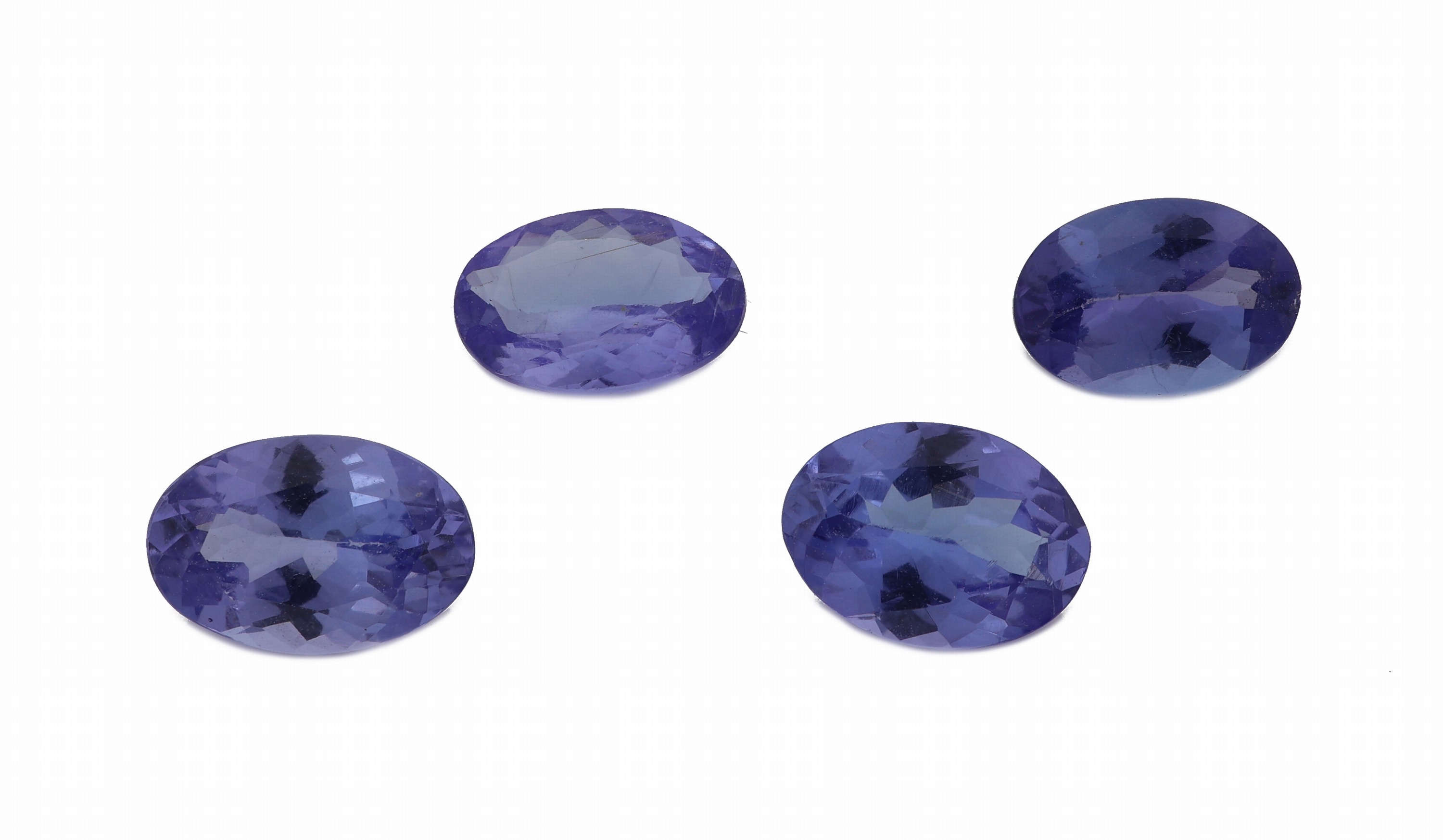 Image 27041754 - Lot 4 lose Tansanite, zus. ca. 2.68 ct, ovalfacett. Schätzpreis: 800, - EUR
