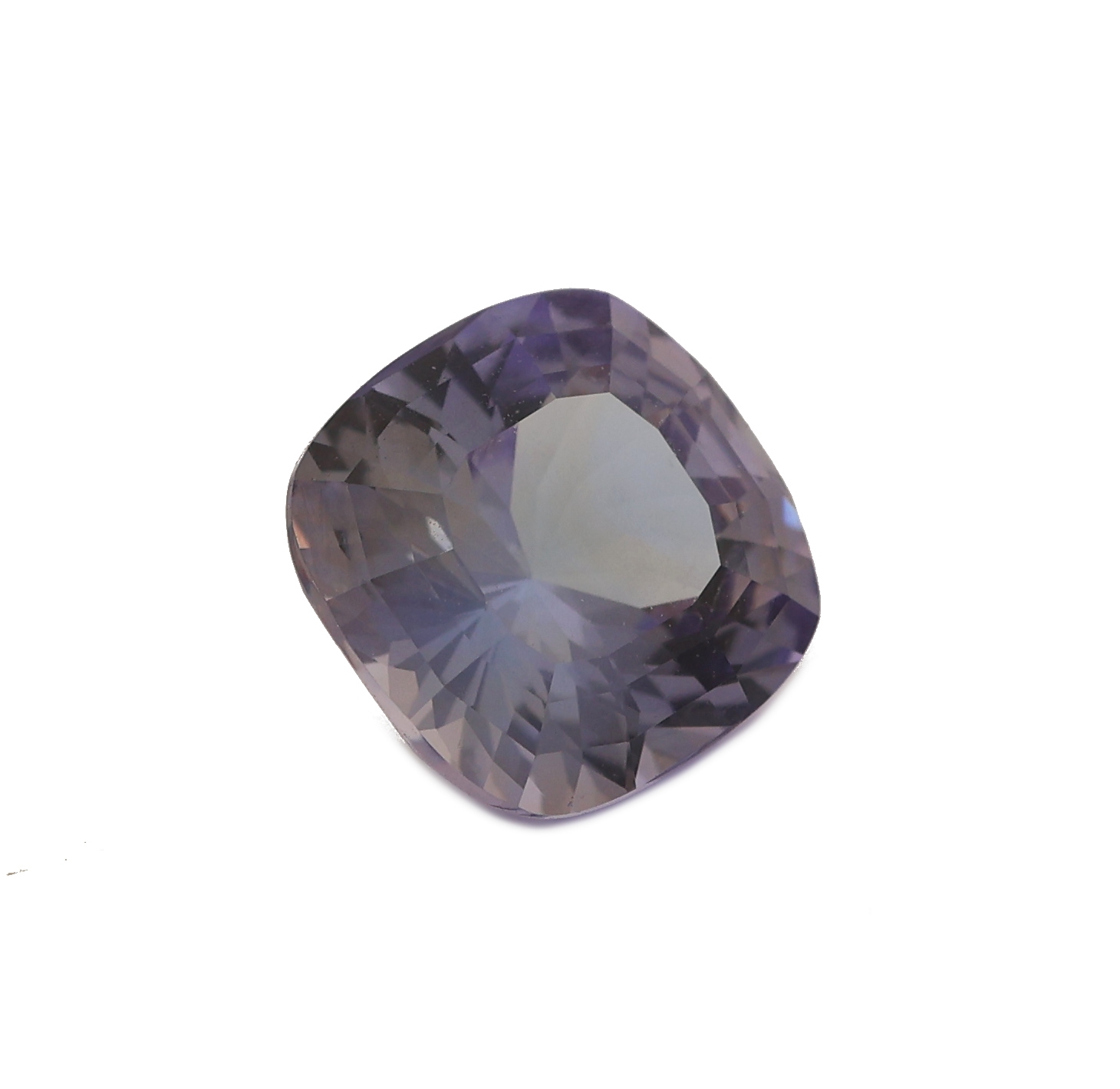 Detail a: Loser Tansanit, ca. 1.68 ct, Kissenschliff