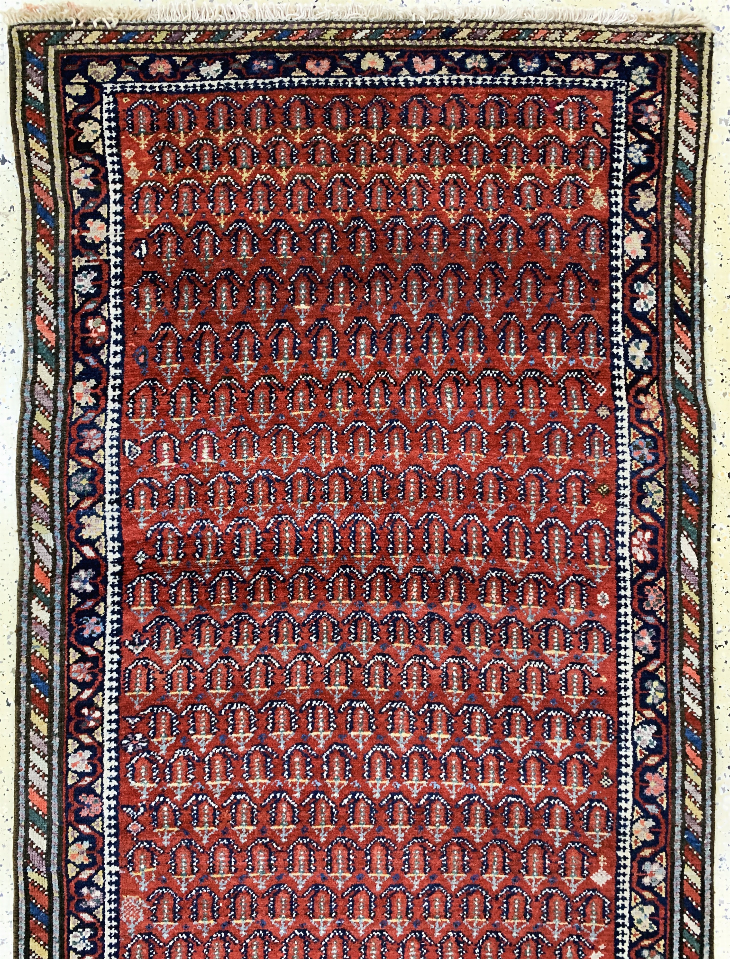Detail a: Shahsawan antik, Persien, um 1900, Wolle auf Baumwolle, ca. 370 x 106 cm, EHZ: 2