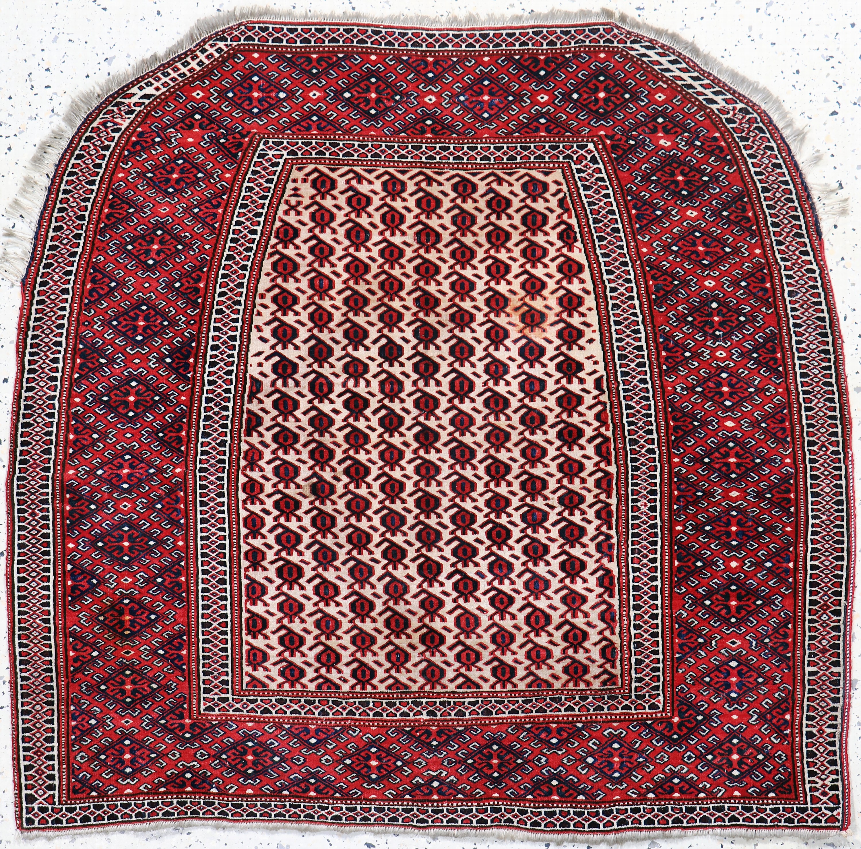 Image 27041770 - Yomud´Salachak´antik, Turkmenistan, um 1900, Wolle auf Wolle, ca. 105 x 110 cm, EHZ: 2 ...