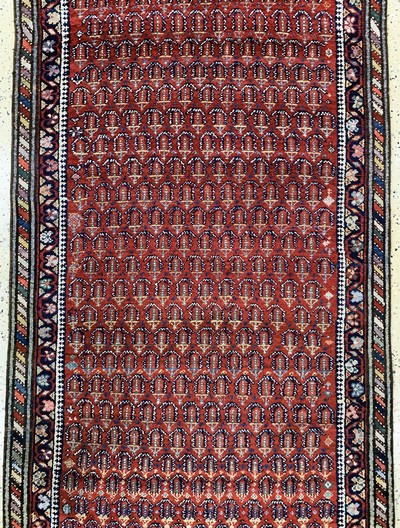 27041768b - Shahsawan antik, Persien, um 1900, Wolle auf Baumwolle, ca. 370 x 106 cm, EHZ: 2 ...