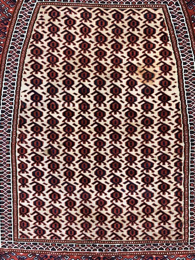 27041770c - Yomud´Salachak´antik, Turkmenistan, um 1900, Wolle auf Wolle, ca. 105 x 110 cm, EHZ: 2 ...