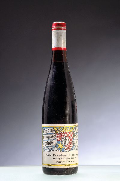 Image 1 Flasche 1967 Deidesheimer Hohenmorgen, Dr. Basserman-Jordan, Riesling Trocken, ca. ...