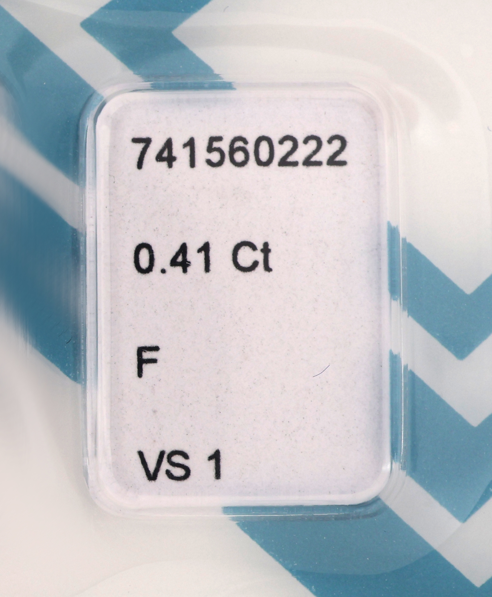 Detail a: Loser Brillant, 0.41 ct feines Weiß+(F)/vs1, eingeschweißt, mit IGI-Expertise