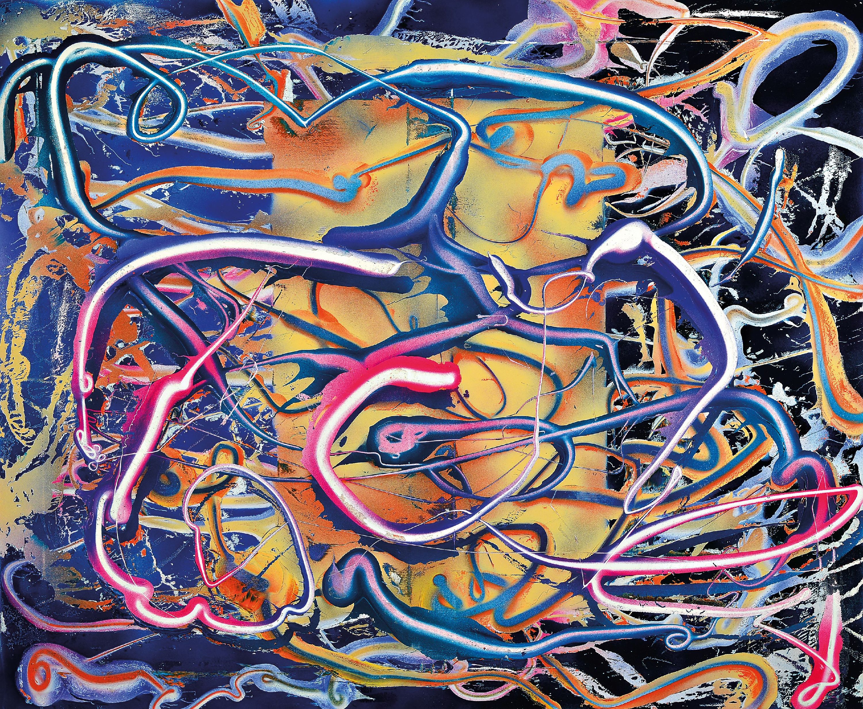 Image 27042017 - Franziska Wolff, geb. 1987 Berlin, Ohne Titel, Mischtechnik und Acryl auf Lwd, ...