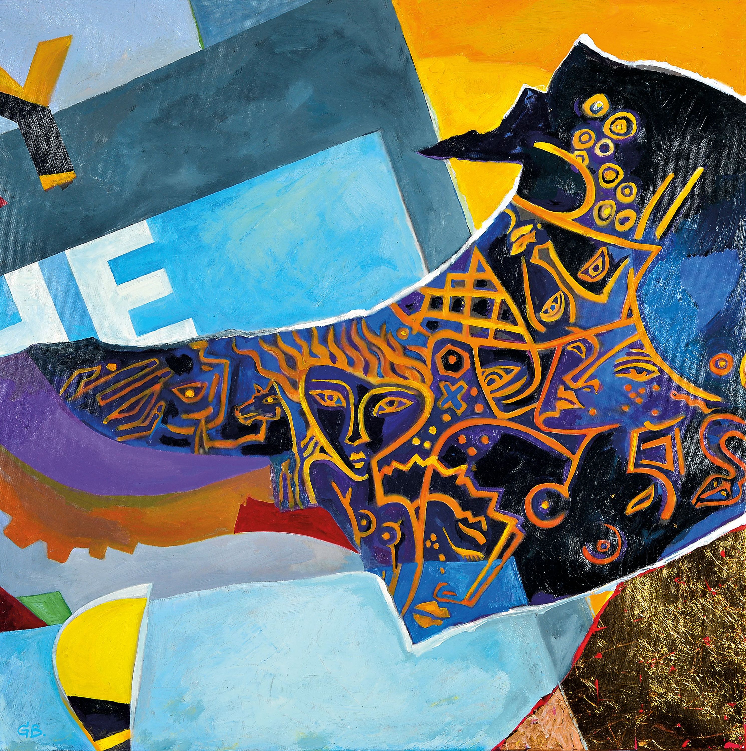 Image 27042136 - Gottfried Bräunling, geb. 1947 Radebeul, Ein Stück von Dir, Mischtechnik auf Lwd, ...