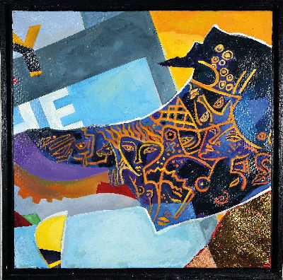 27042136k - Gottfried Bräunling, geb. 1947 Radebeul, Ein Stück von Dir, Mischtechnik auf Lwd, ...