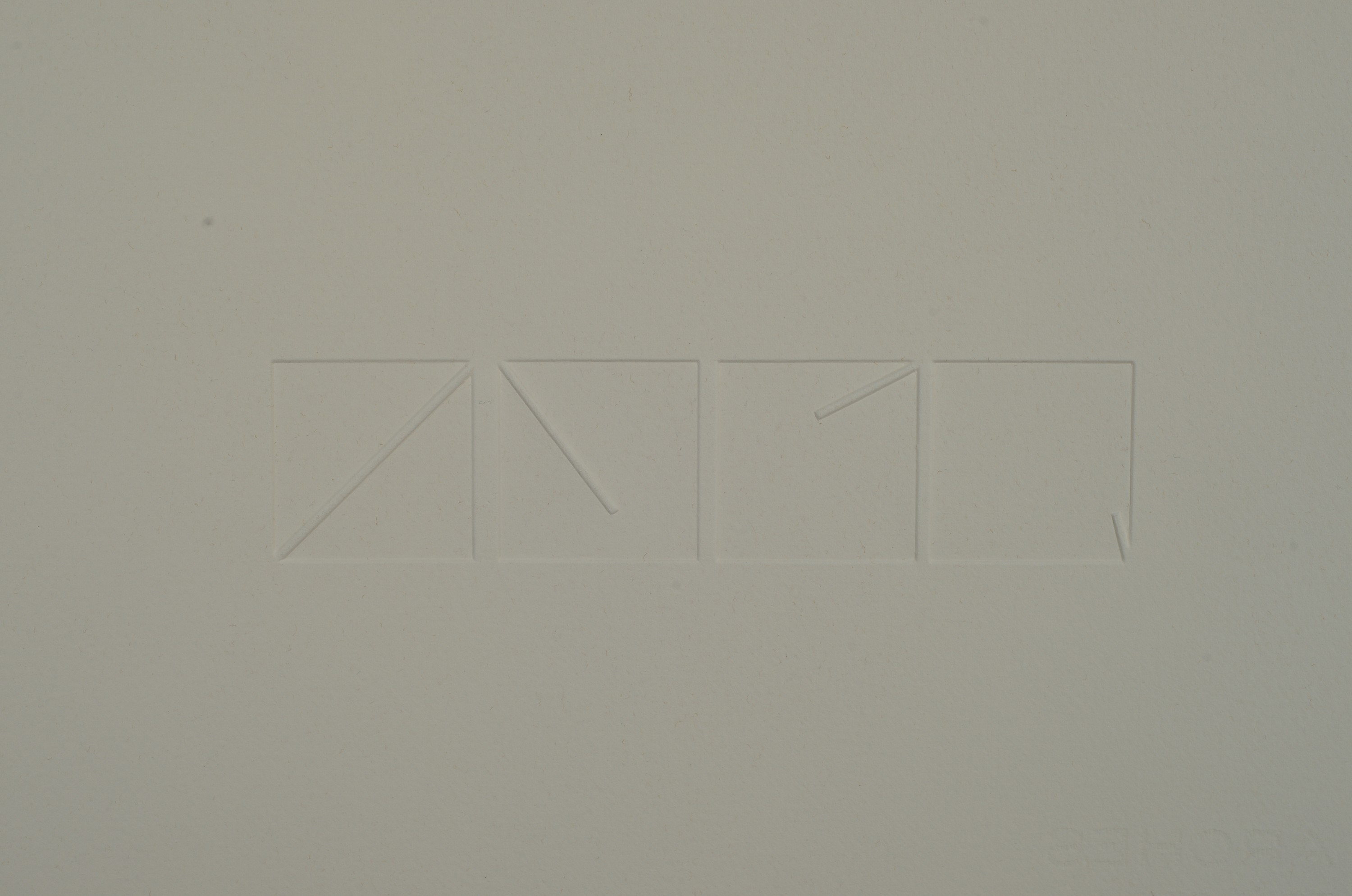 Image 27042254 - Klaus Staudt, geb. 1932, 2 Prägedrucke von 1970 bzw. 1979m 1x auf dem Faltblatt sign. ...