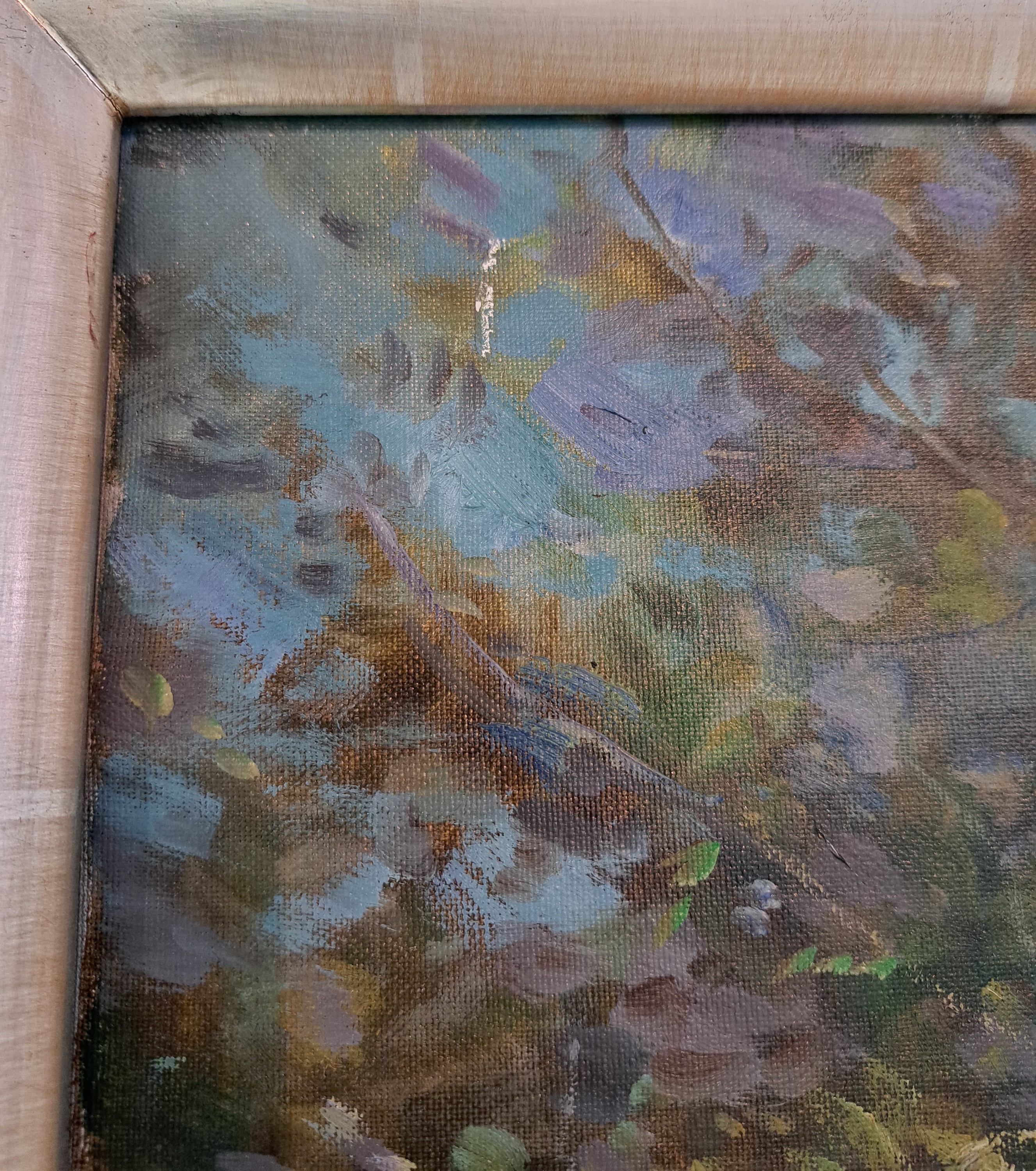 Detail f: Hans Nickel, 1916 Mährisch Lotschnau-1986 Altdorf bei Nürtingen, zwei Arbeitspferde bei der Rast, Öl/Lwd, sign., ca. 60x80cm, R. ca. 70x90cm, ...