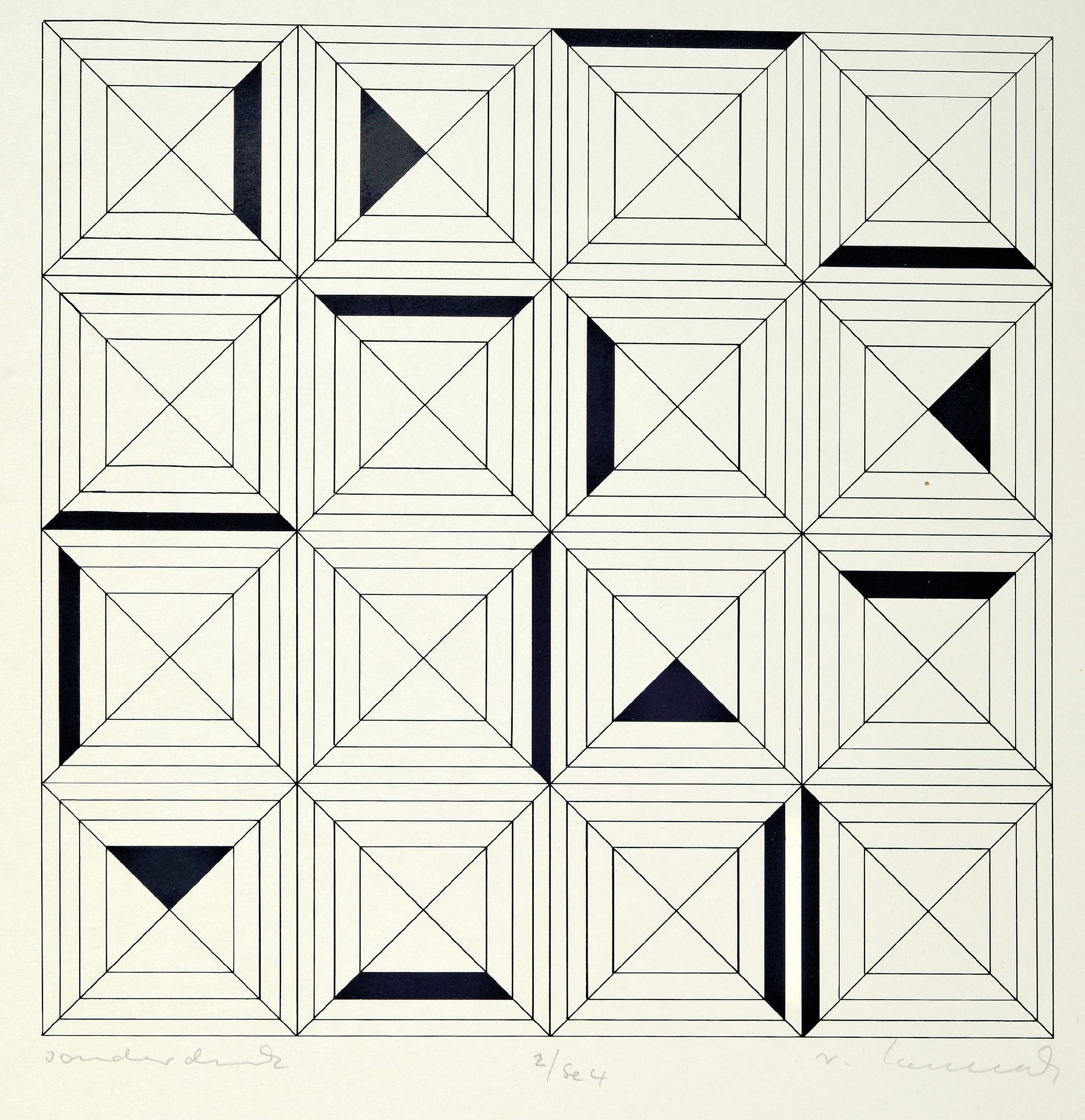 Image 27042284 - Reiner Kallhardt, born in 1933, 5 screen prints, 1x permutation, color screen print from ...