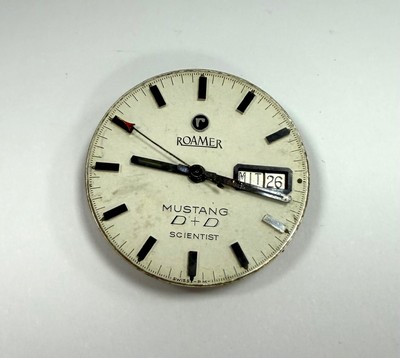 27042270e - ROAMER Mustang D D Scientist Herrenarmbanduhr Referenz 478-1120.601, Schweiz um 1970, ...