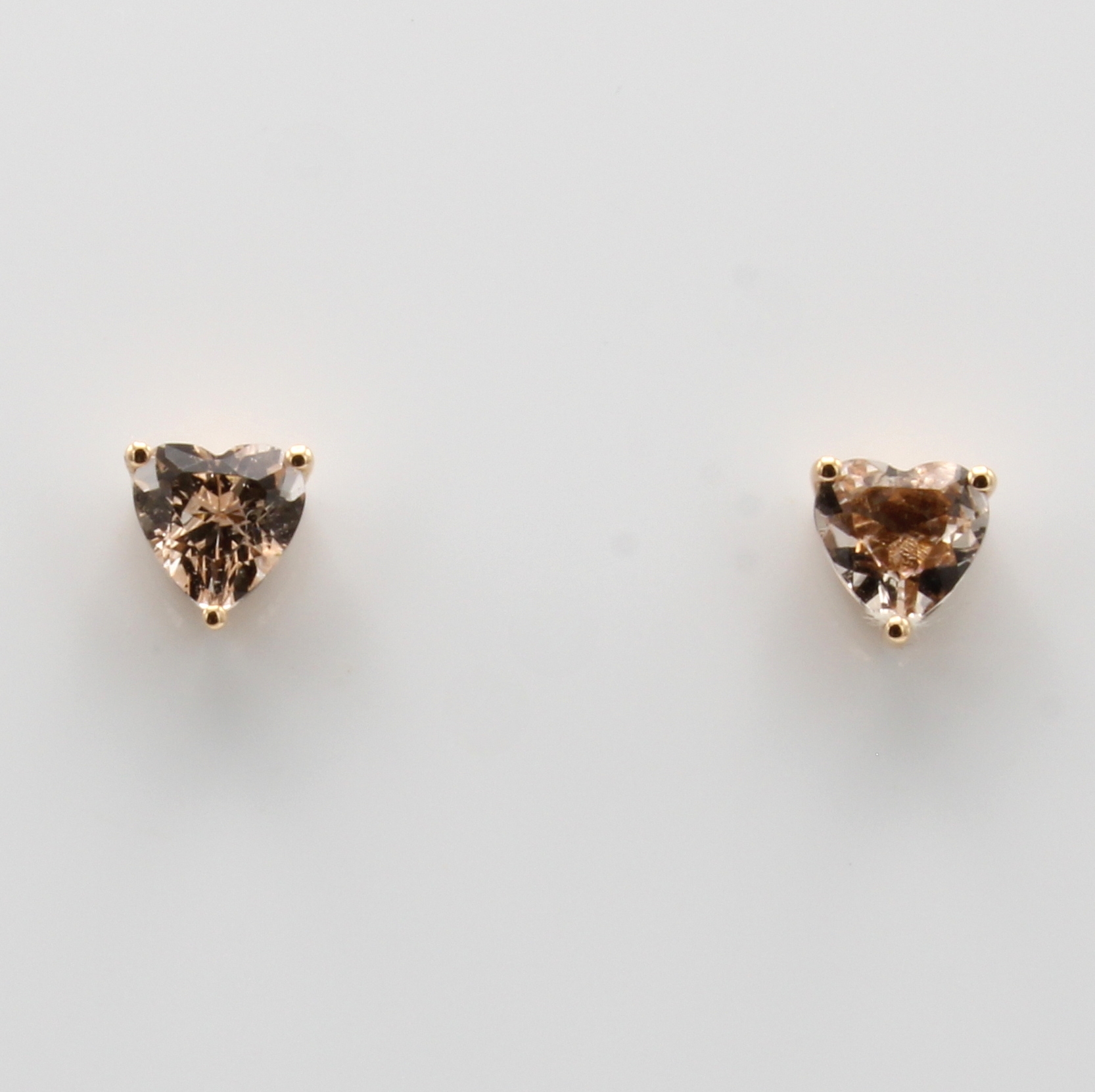 Image 27042363 - Paar Ohrstecker mit Morganiten, RG 750/000, 2 Morganite zus. ca. 0.86 ct Schätzpreis: ...