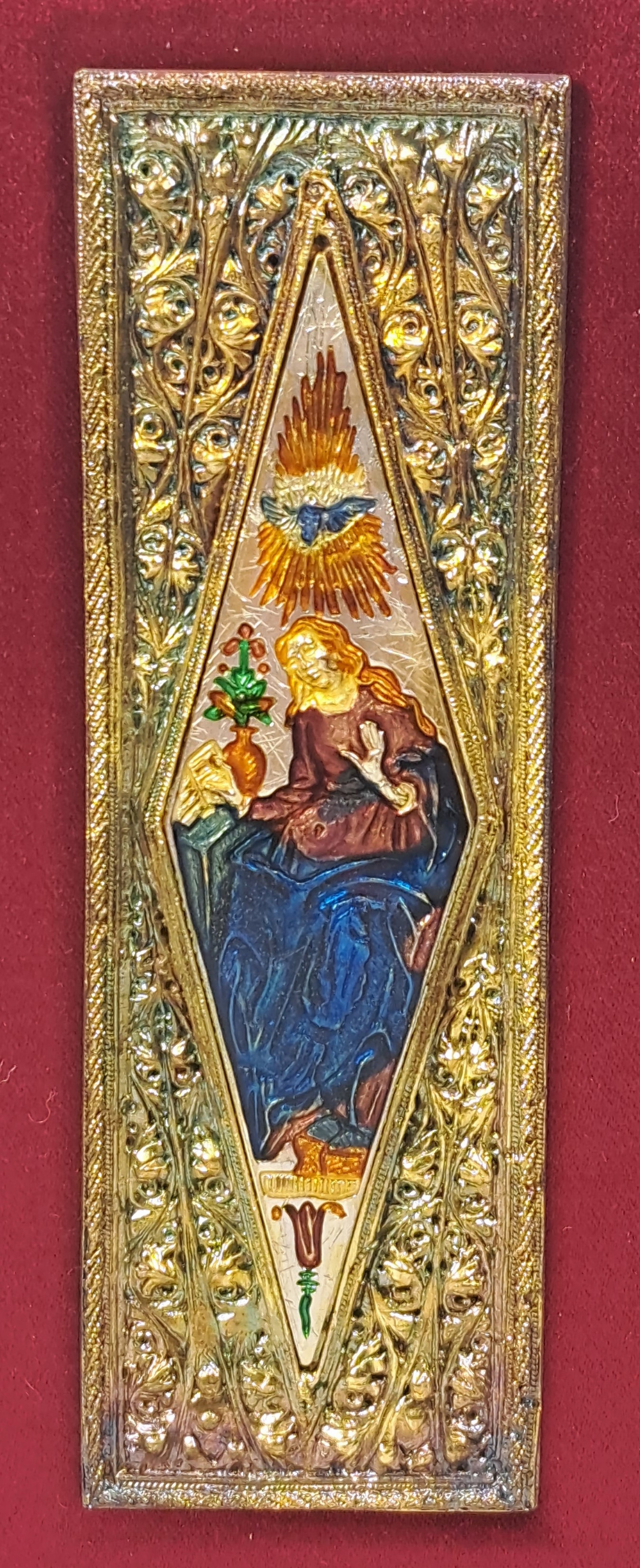 Detail i: Faksimile: Das Gebetbuch Lorenzos de Medici (1485), Coron, Lachen 1991, nach dem Original Clm 23639 der Bayer. Staatsbibliothek München, Ed. ...