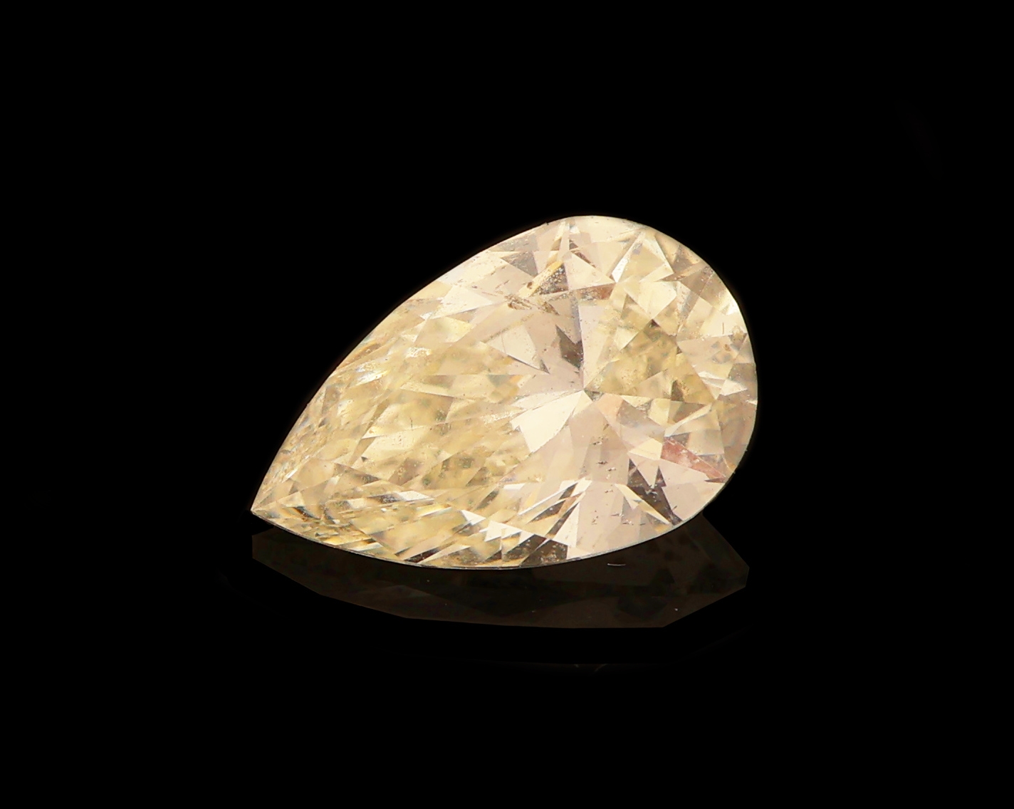 Image 27042396 - Loser Diamanttropfen, ca. 0.50 ct Getönt/si2