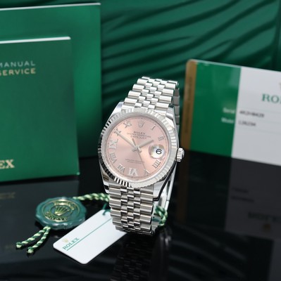 Image ROLEX Armbanduhr Oyster Perpetual Datejust 36 Referenz 126234, Automatik, LC 100, ...