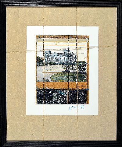 27042380k - Christo und Jeanne-Claude, Project for Berlin, Wrapped Reichstag, Farboffset mit ...