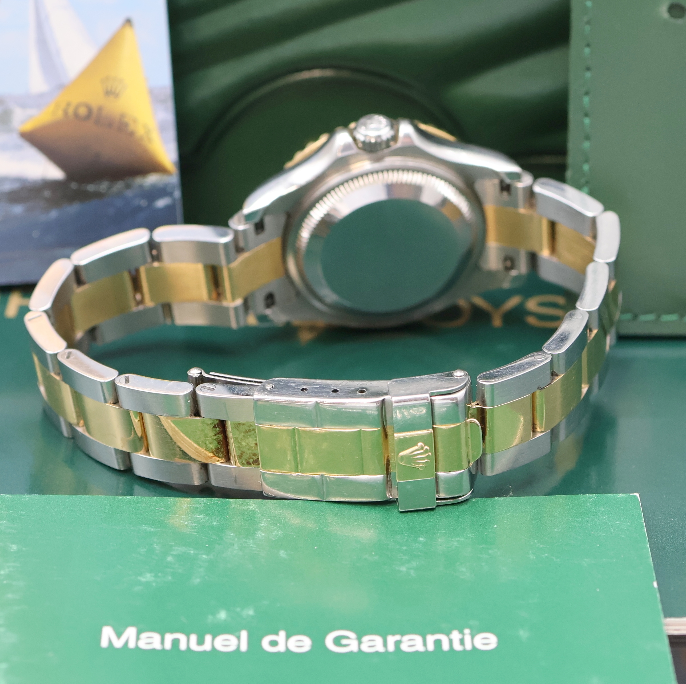 Detail c: ROLEX Oyster Perpetual Date Yacht-Master Damenarmbanduhr Referenz 169623, Schweiz verk. lt. beil. Pap. 08/2008, Automatik, LC 100, Chronometer der ...