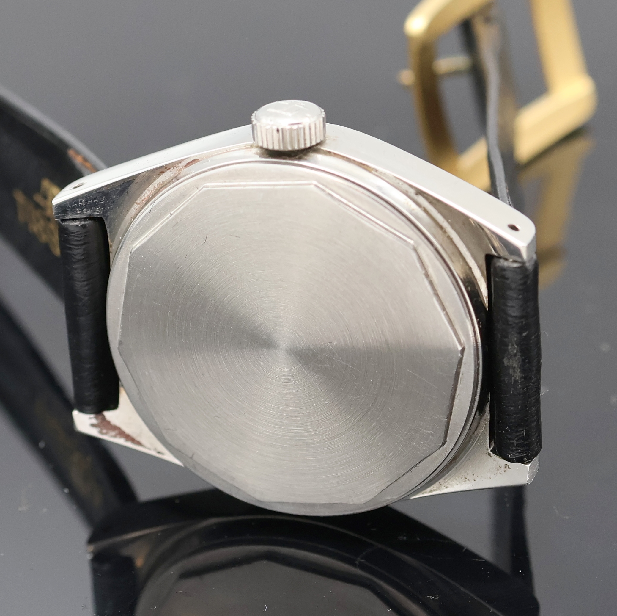 Detail f: TISSOT 2 Armbanduhren, beide Schweiz 1960/70er Jahre, Handaufzug, Edelstahlgeh. mit verschr. Böden, 1 x Model Seastar, silb. Zifferbl. m. aufges. ...