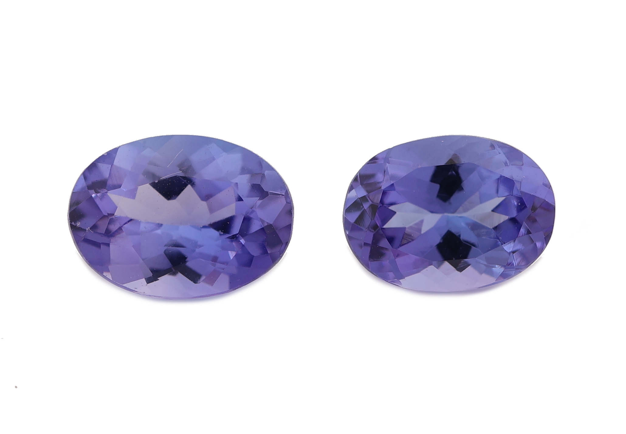 Image 27042576 - Lot 2 loose tanzanites , total approx. 1.73 ct, oval bevelled Valuation Price: 590, - EUR