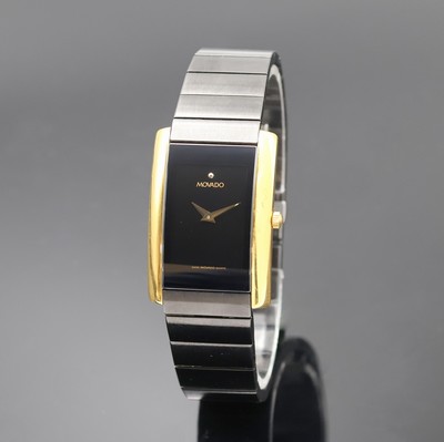 Image MOVADO Museumswatch Referenz 87 c1 420.2, quarz, Schweiz 1990er Jahre, verg. Metallgeh. ...