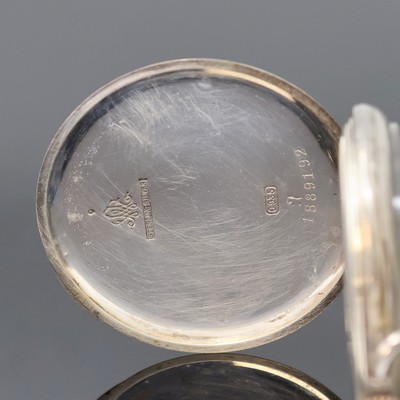 27042526c - BAILEY, BANKS & BIDDLE co offene Sterlingsilber Herrentaschenuhr, Schweiz um 1919, silb. ...