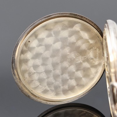 27042526e - BAILEY, BANKS & BIDDLE co offene Sterlingsilber Herrentaschenuhr, Schweiz um 1919, silb. ...
