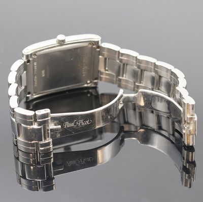 27042528c - PAUL PICOT Armbanduhr mit Diamanten Referenz 5028, Schweiz um 2005, quarz, Edelstahlgeh. ...